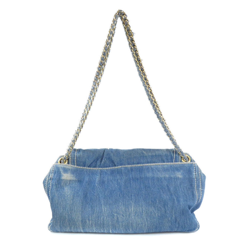 Prada Denim Chain Bag Shoulder